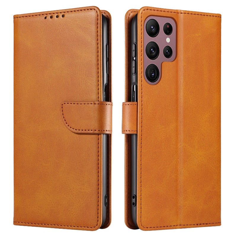 Leather 3-In-1 Wallet, Card Holder, and Phone Case for Samsung