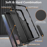 3 in 1 Shockproof Heavy Duty Anti-Scratch Stand Phone Case for Samsung
