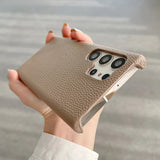 Luxury Leather Grain Case for Samsung
