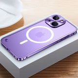 Luxury Aluminum Magnetic Case for iPhone