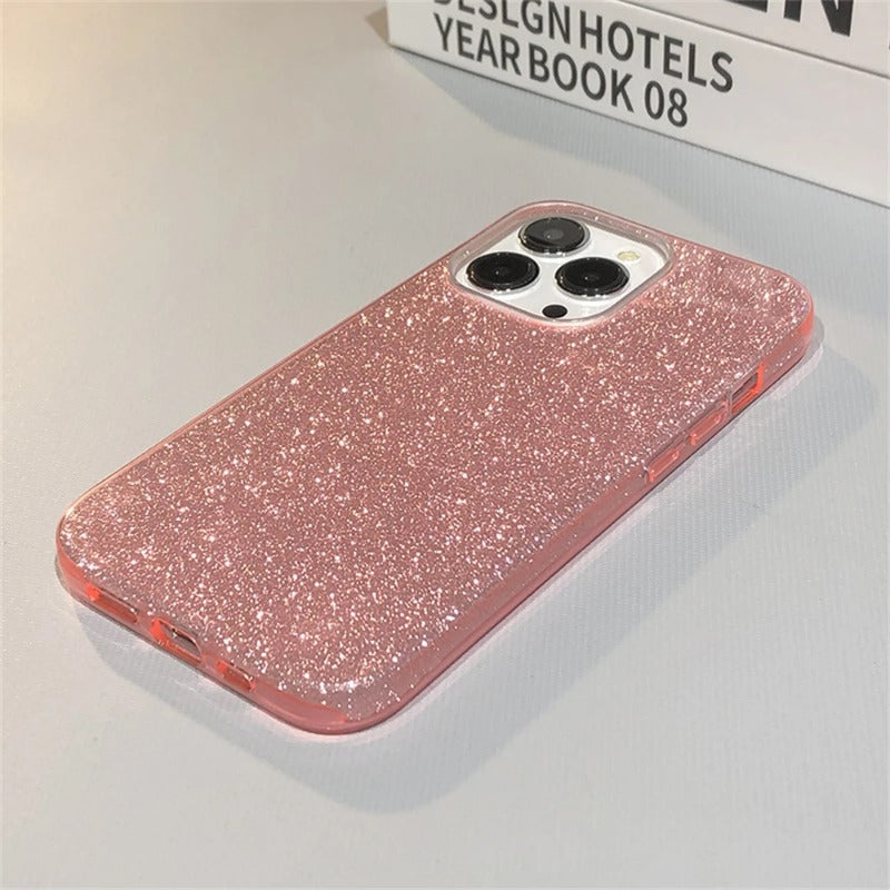 Glitter Bling Gradient Hard PC Thicken Case For iPhone