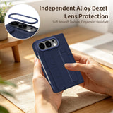 Wrist Strap Kickstand Shockproof Case with Screen Protector for iPhone Duo