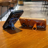 Breathable Cooling Magnetic Kickstand Shockproof Case for iPhone