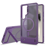Frosted Magnetic Phone Case With Stand for Samsung