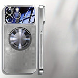 Hollow heat dissipation mesh magnetic Case For iPhone