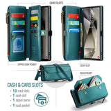 PU Leather Strap Card Holder Wallet Case for Samsung