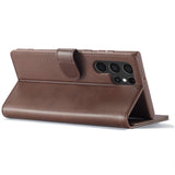 Leather Flip Wallet Card Holder Case for Samsung