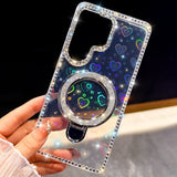 Rhinestone Glitter Transparent Phone Case for Samsung