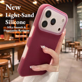 Jelly Liquid Silicone Anti-Fingerprint & Shockproof Phone Case for iPhone