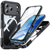 Outdoor Clear Magnetic Charging Shockproof Case for iPhone