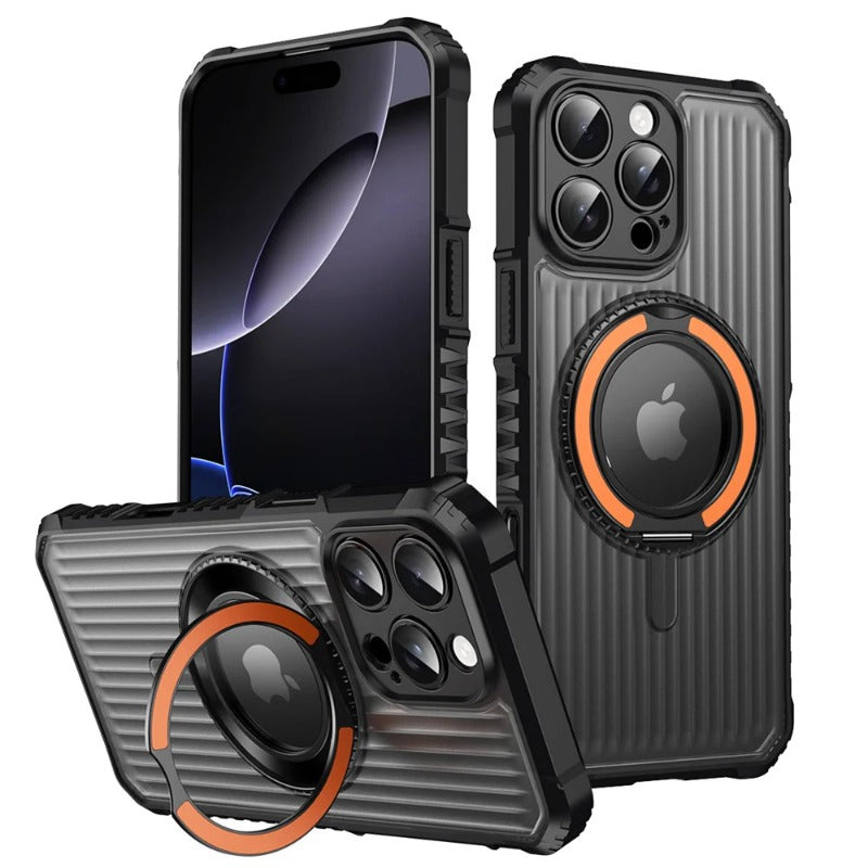 360° Rotating Magnetic Bracket Stand Phone Case For iPhone