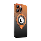 Gradient Color Magnetic Bracket Phone Case For iPhone
