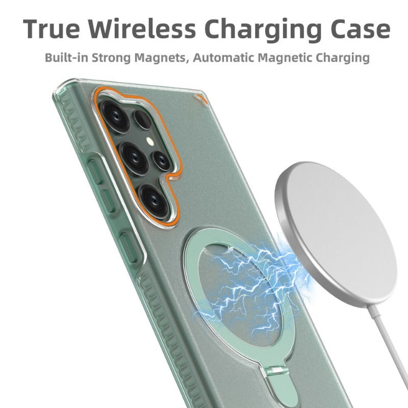 Colorful 2-in-1 Magnetic Stand Phone Case for Samsung