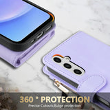 Leather Cardslot Magnetic Flip Wallet Case for Samsung