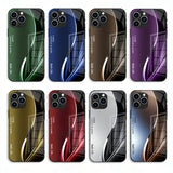 Gradient Line Full-Coverage Shockproof Phone Case for IPhone