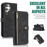 Leather Crossbody Card Slot Wallet Case for Samsung
