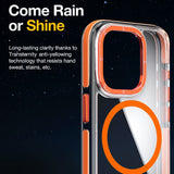 Two-Tone Transparent Magnetic Shockproof Phone Case for IPhone