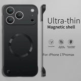 Thin Matte Frameless Magnetic Wireless Charging Case for iPhone