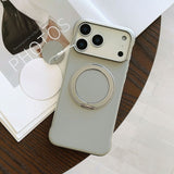 Borderless Ultra-Thin PC Magnetic Kickstand Case for iPhone