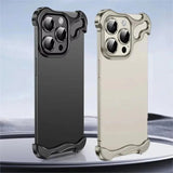 Luxury Shockproof Aluminum Alloy Borderless Phone Case For iPhone