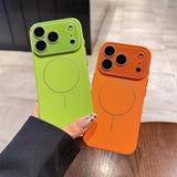 Skin-Friendly Magnetic Case with Lens Protector for iPhone