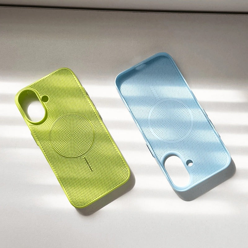 Summer Dopamine Colourway Breathable  Magnetic Case for iPhone
