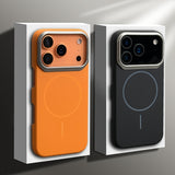 Magnetic Matte Hard PC with Wireless Charging Case for iPhone