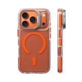 Magnetic Charging Lens Protect Stand Shockproof Case for iPhone