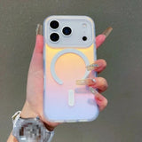 Gradient Colors Sun Set Sky Magnetic Matte Phone Case for Iphone