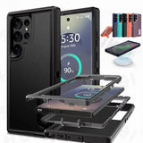 3 in 1 Shockproof Heavy Duty Anti-Scratch Stand Phone Case for Samsung