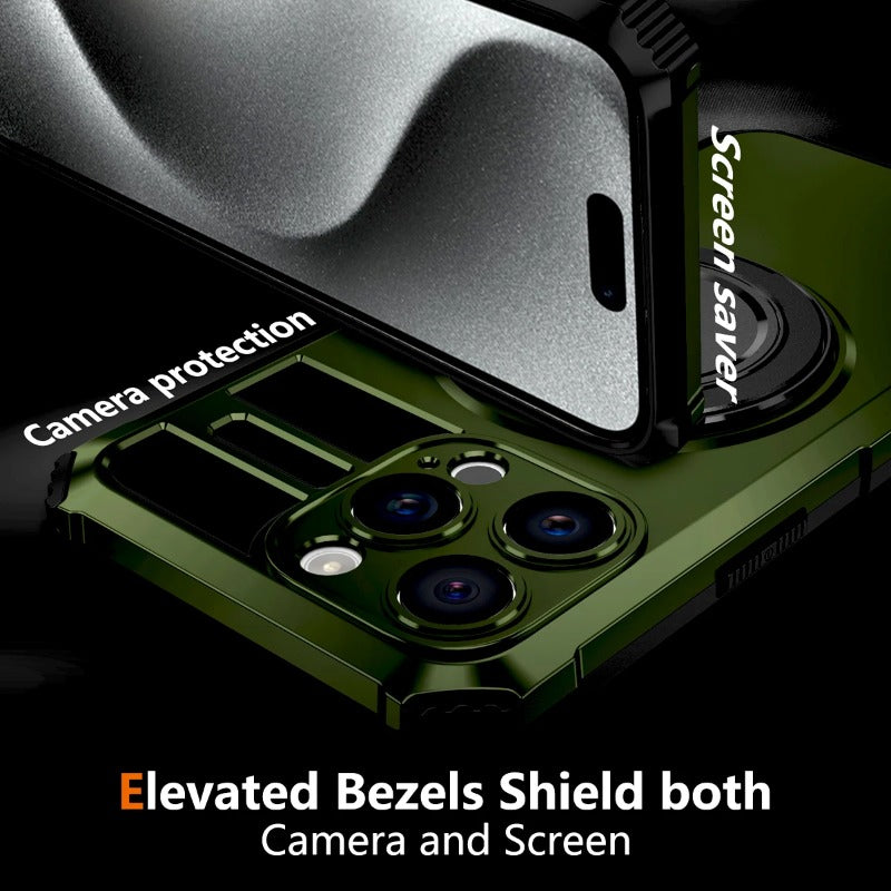 Shockproof Armor Ring Holder Magnetic Case For iPhone
