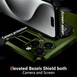 Shockproof Armor Ring Holder Magnetic Case For iPhone