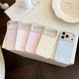 Polka-Dot Magnetic Matte Shockproof Case for iPhone