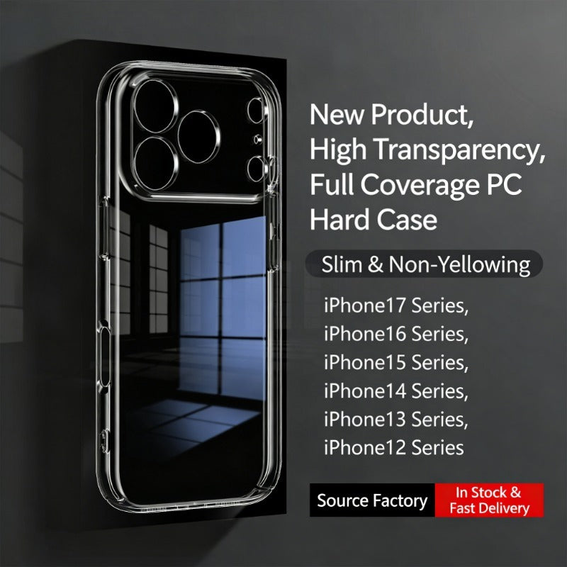 Full-Coverage Transparent Shockproof Phone Case for IPhone