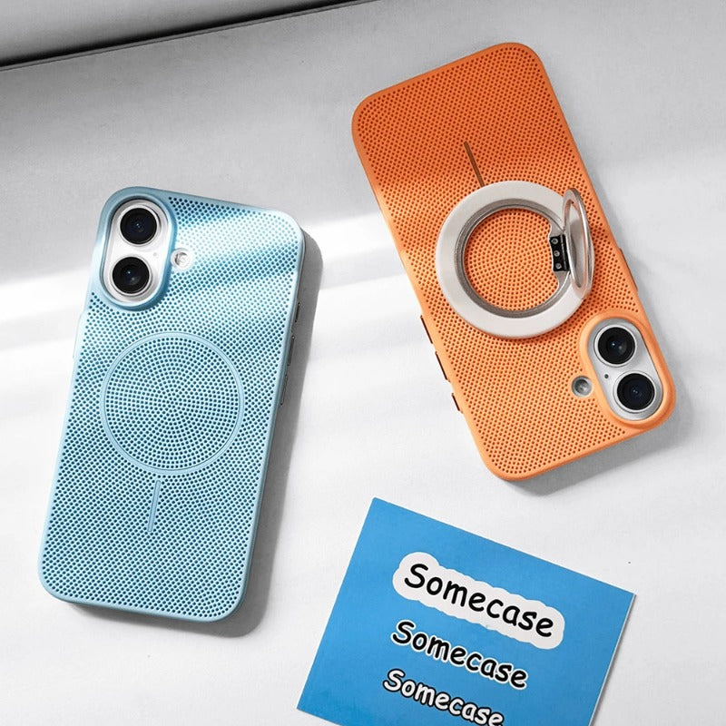 Summer Dopamine Colourway Breathable  Magnetic Case for iPhone