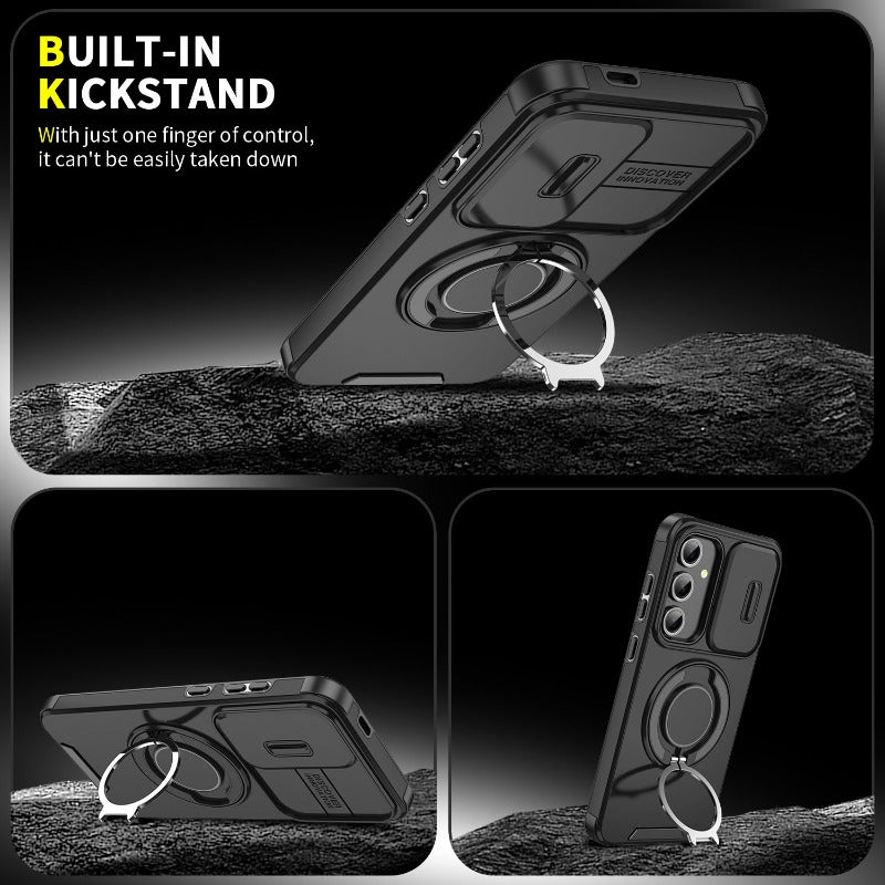 Window-Mounted Magnetic Phone Case for Samsung