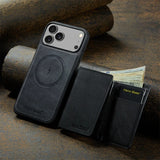 Wallet Cards Slot Magnetic Leather Case for iPhone