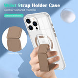 Luxury Folding Wristband Stand Magnetic Phone Case For iPhone