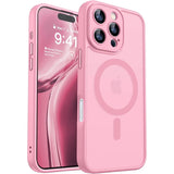 Luxury Transparent Candy Color Matte Magnetic Case For iPhone