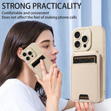 TPU Leather Wallet Shockproof Case for iPhone