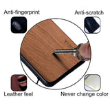 Stylish Premium Wood Grain PU Case for Samsung