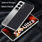 High-End Business Style Spliced Leather Phone Case for Samsung