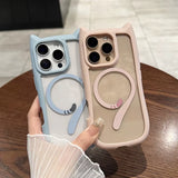 Cute Cat Ear Magnetic Case for iPhone