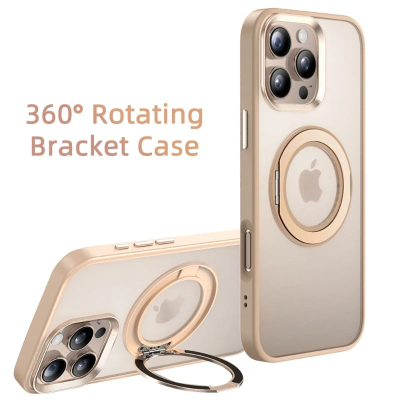 360° Rotating Magnetic Stand Phone Case For iPhone