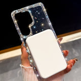 Rhinestone Glitter Transparent Phone Case for Samsung