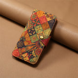 Ethnic Printed Wallet Case for iPhone
