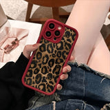 Stylish Leopard Print Soft Phone Case for IPhone