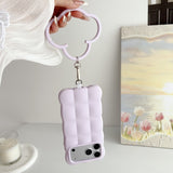 Cloud Lanyard Loop Silicone Shockproof Case for iPhone