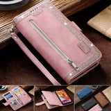 Luxury Wallet Flip Leather Case for iPhone
