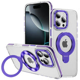 Luxury Clear Strong Magnetic Stand Phone Case For iPhone